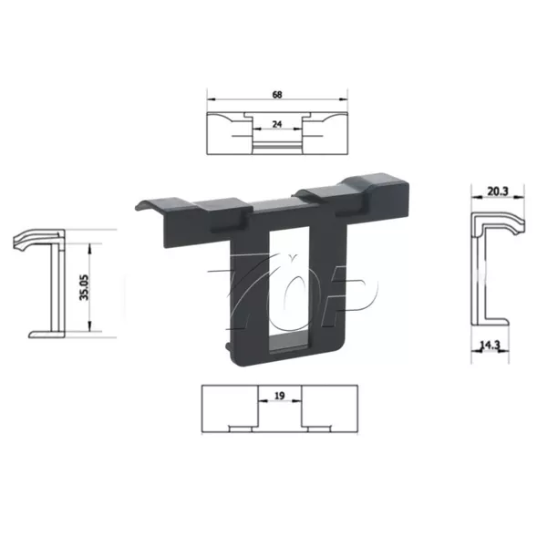 Klip Drainase Air Plastik
